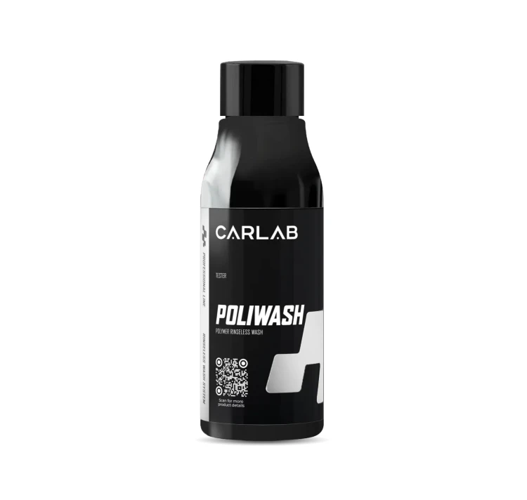 Carlab Poliwash - Szampon z polimerami do mycia bez spłukiwania , rinseless 100ml