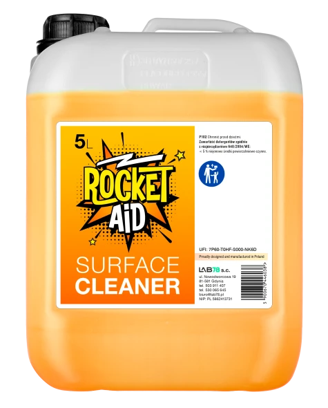RocketAid Surface Cleaner - Przygotowanie powierzchni przed aplikacją folii 5L