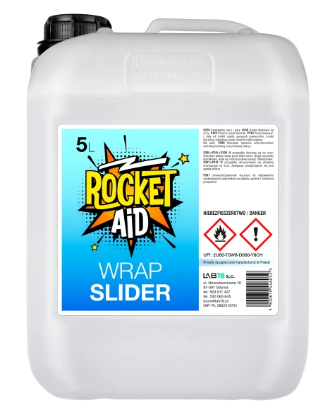 RocketAid Wrap Slider - Środek do aplikacji folii na mokro 5L