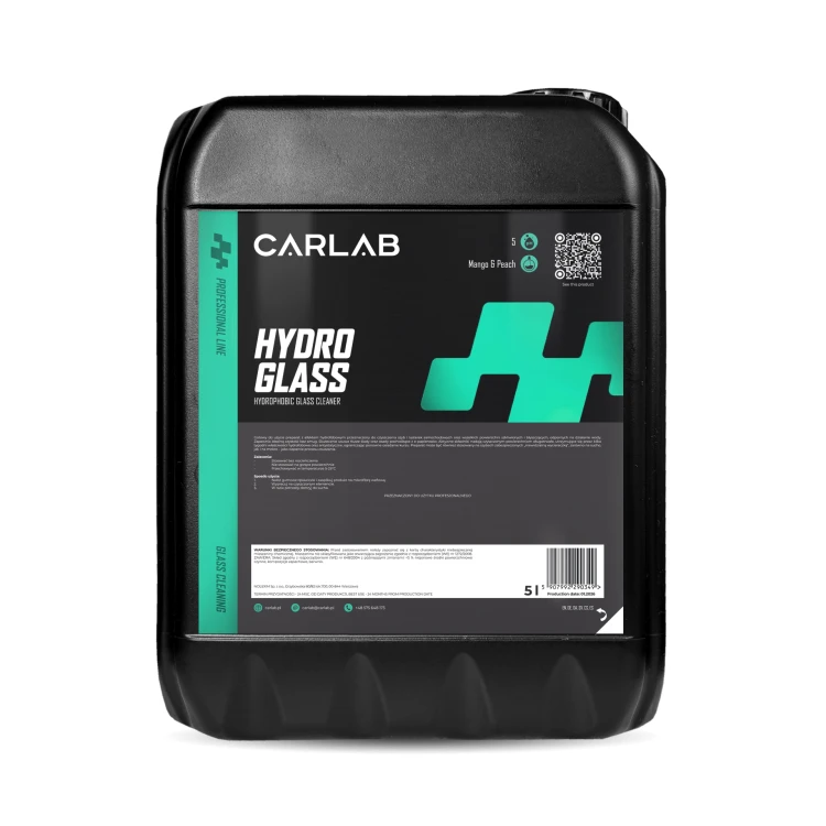 CarLab Hydro Glass - Płyn do mycia szyb z efektem hydrofobowym 5L