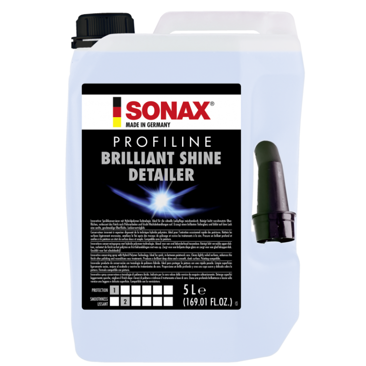 Sonax Brilliant Shine Detailer Produkt do odświeżania lakieru efekt hydrofobowy 5000ml