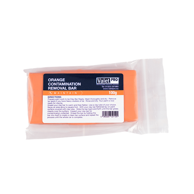 ValetPRO Glinka Clay Bar Orange Glinka do lakieru miękka 100g