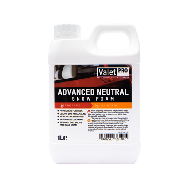 ValetPRO Advanced Neutral Snow Foam Skuteczna piana aktywna neutralne pH 1000ml