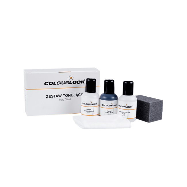 Colourlock Zestaw tonujący do renowacji skóry Kolor CZARNY
