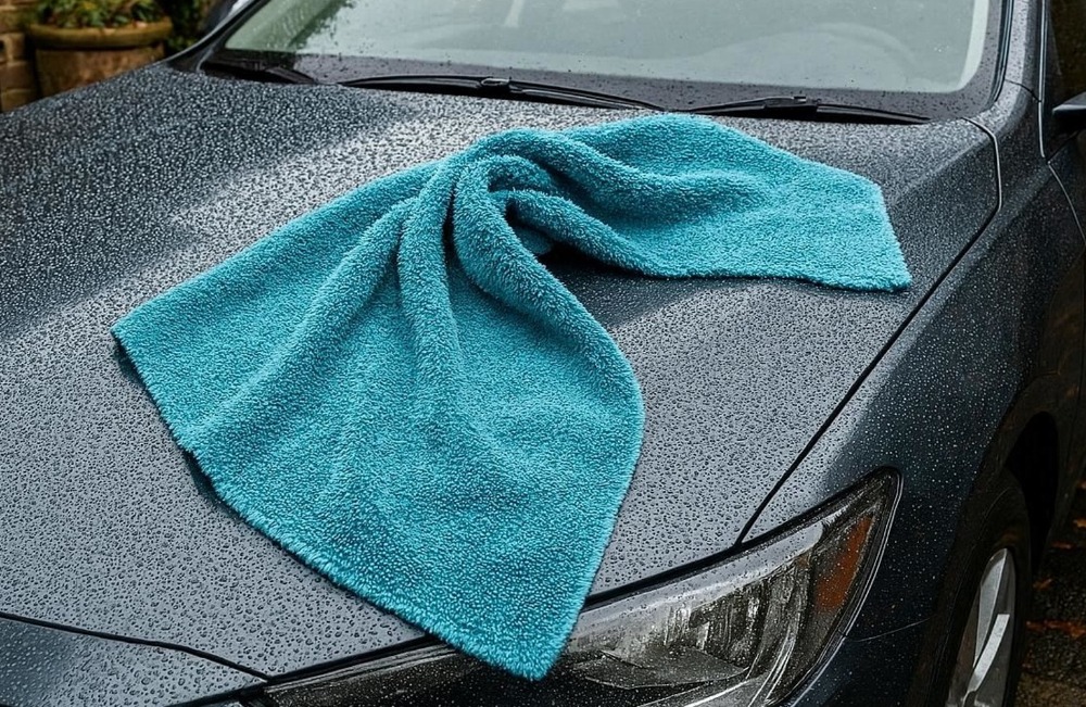 Chłonny ręcznik do suszenia auta z kroplą - Twisted Towel