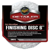 Meguiar's DMF6 DA Microfiber Finishing Discs 2pak  Gąbki polerskie na rzep z mikrofibry 2 sztuki