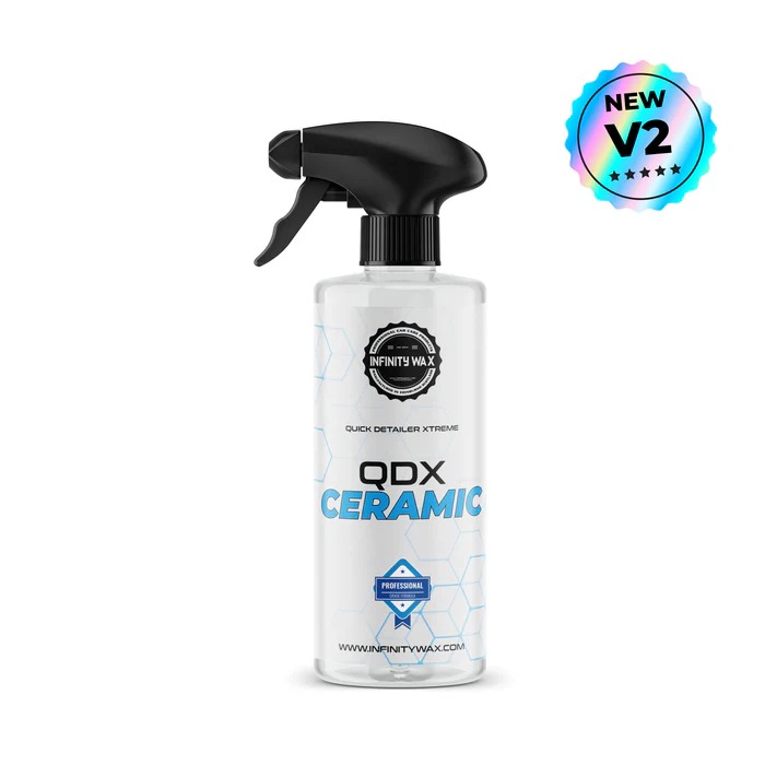 Infinity Wax QDX V2 Ceramic Detailer - Szybki połysk, podbija śliskośc zawiera SiO2 500ml