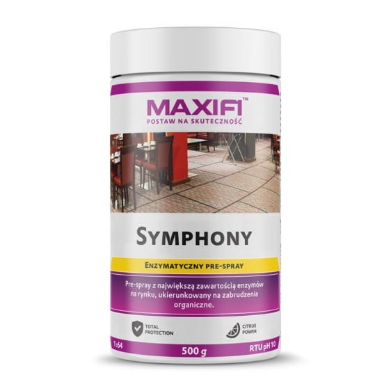 MaxiFi Symphony Proszek do wstępnego prania i zabrudzeń organicznych 500g
