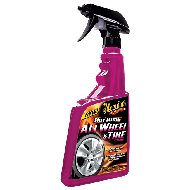 Meguiar's Hot Rims All Wheel & Tire Cleaner Świetnej jakości produkt do czyszczenia opon i felg 710ml