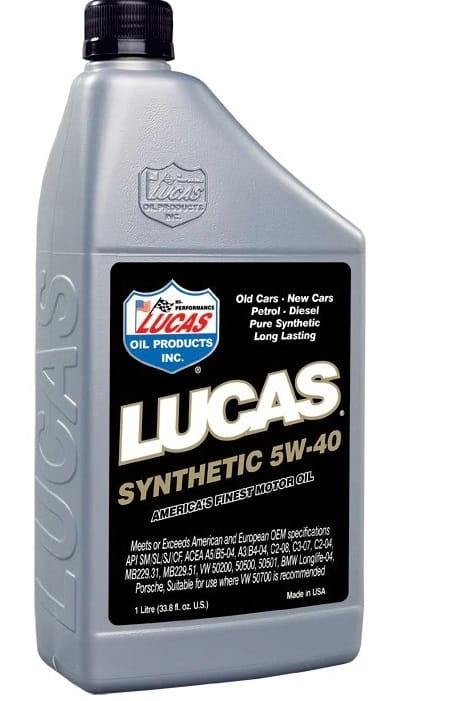 LUCAS OIL Synthetic SAE Olej syntetyczny 5W40 - 1L USA