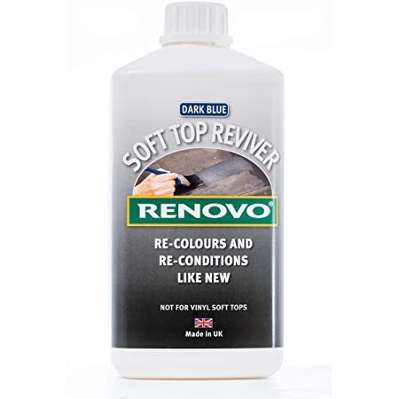 Renovo Soft Top Reviver Dark Blue - Farba do dachów cabrio Niebieski/Granat 1000ml
