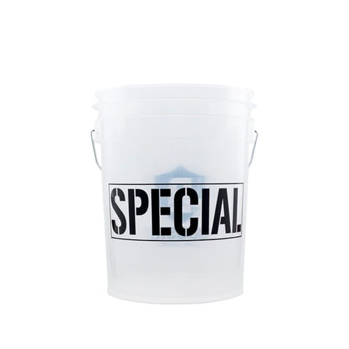 Booski Car Care SPECIAL Detailing Wash Bucket Profesjonalne przezroczyste wiadro do detailingu