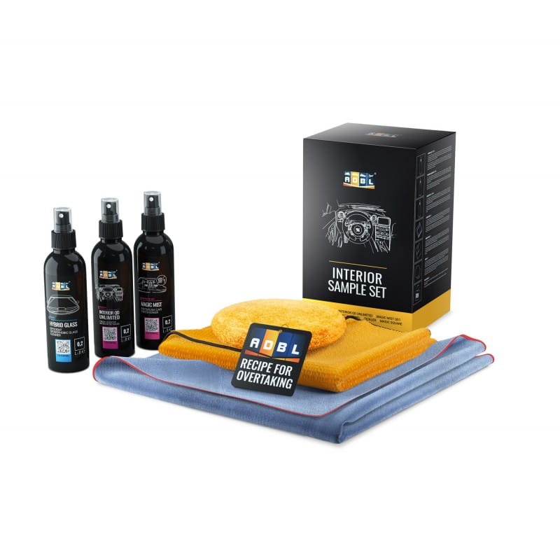 ADBL Interior Sample Set Zestaw kosmetyków i akcesoriów do pielęgnacji wnętrza