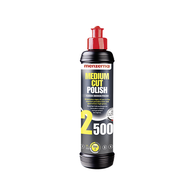 MENZERNA Medium Cut Polish 2500 Średnio ścierna pasta polerska 1000ml