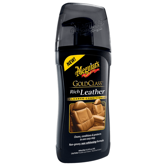 Meguiar's Gold Class Rich Leather Cleaner & Conditioner Czyści i nawilża skóry gładkie 414ml