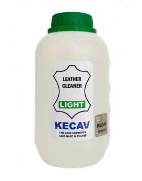 KECAV Leather Cleaner LIGHT Skuteczny płyn do regularnego czyszczenia skór gładkich 500ml