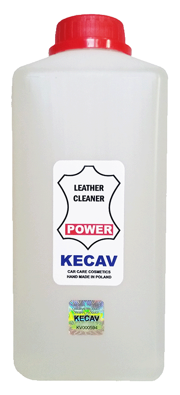KECAV Leather Cleaner POWER Skuteczny płyn do mocno zabrudzonych skór gładkich 1L