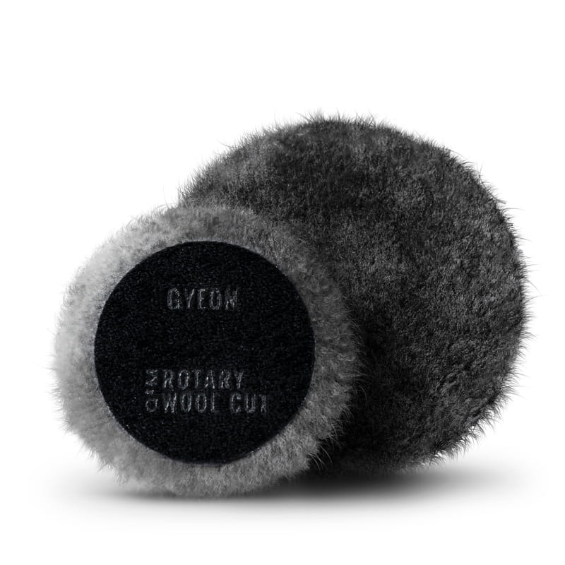 GYEON Q2M Rotary Wool Cut Mocno ścierne futro polerskie 80mm 2 sztuki