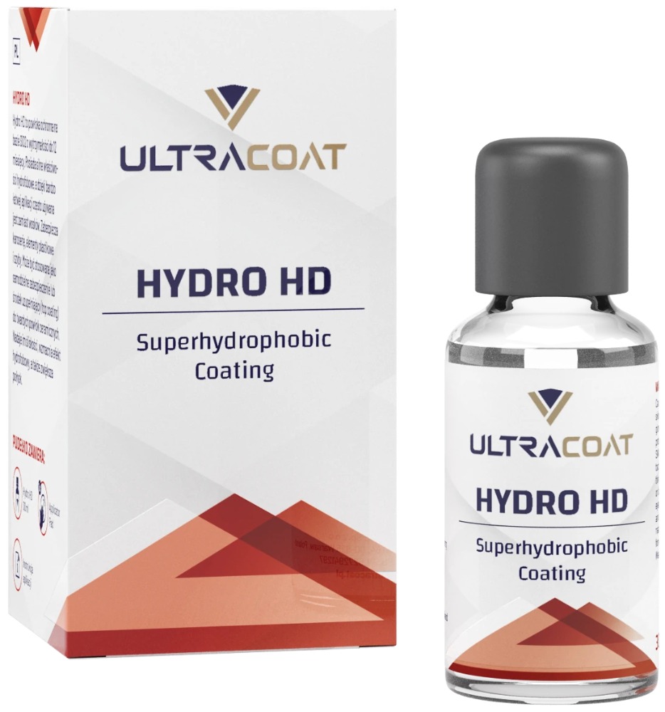 Ultracoat Hydro HD Powłoka ochronna hydrofobowa wysoka śliskość 30ml