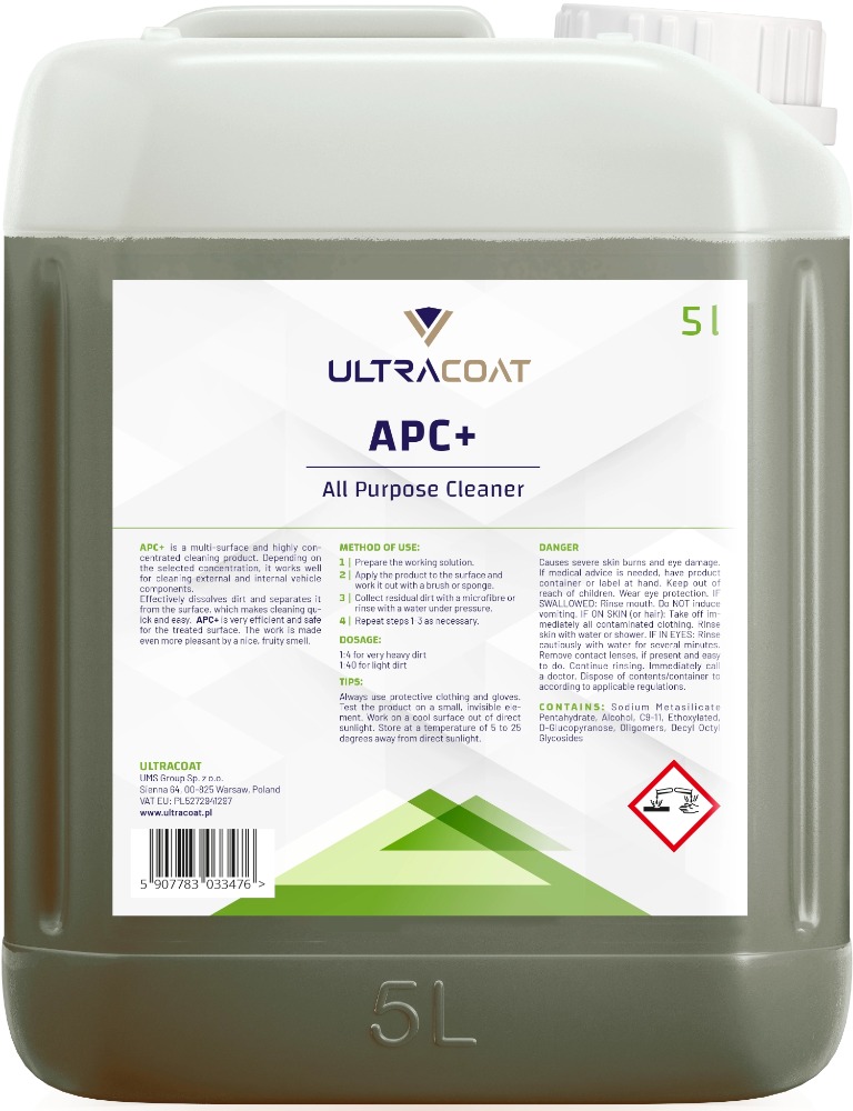 Ultracoat APC+ Uniwersalny środek czyszczący, koncentrat 5L