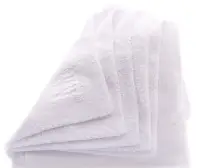 Work Stuff GENTLEMAN Basic 5 Pack White zestaw mikrofibr