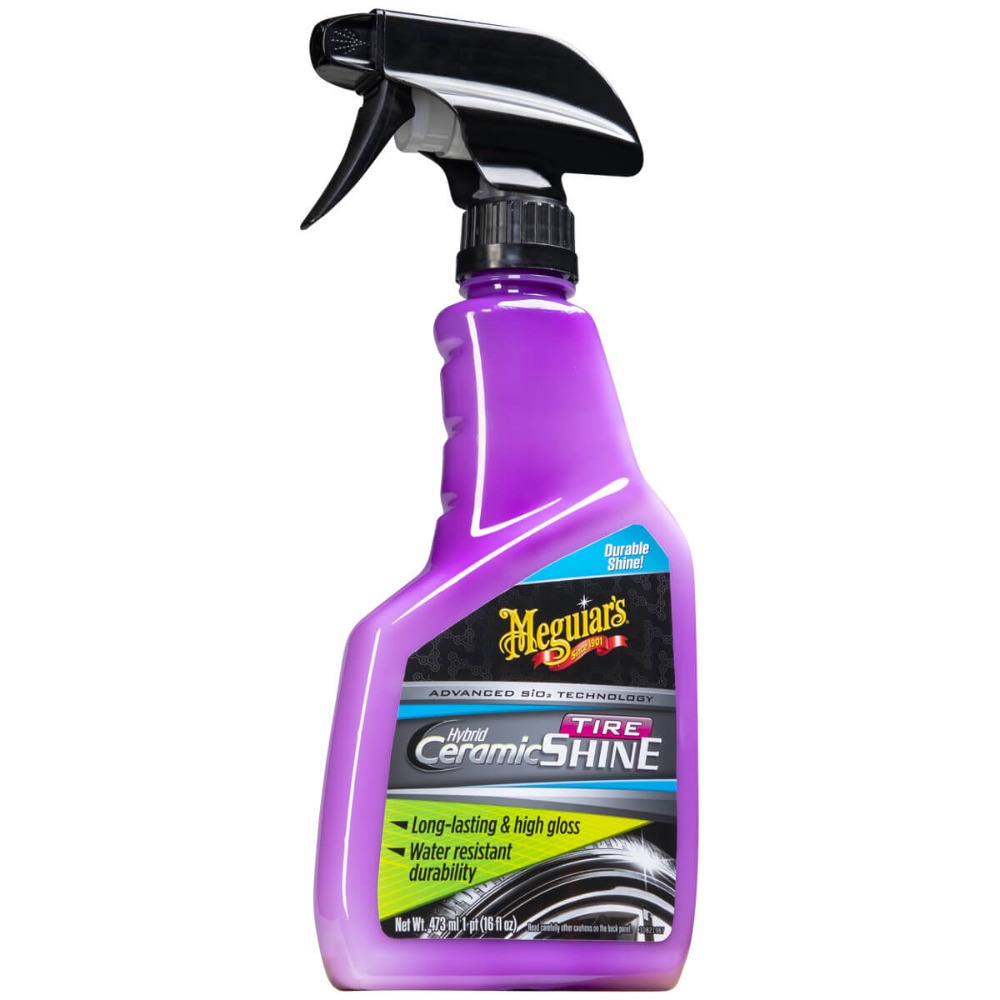Meguiar's Hybrid Ceramic Tire Shine - Wysokiej jakości dressing do opon z dodatkiem krzemionki SiO2 473ml