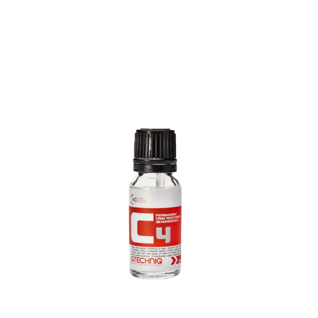 Gtechniq C4 Permanent Trim Restorer - Powłoka ochronna do plastików zewnętrznych 30ml