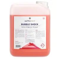 Ultracoat Bubble Shock - kwaśny szampon do mycia auta z 5000ml