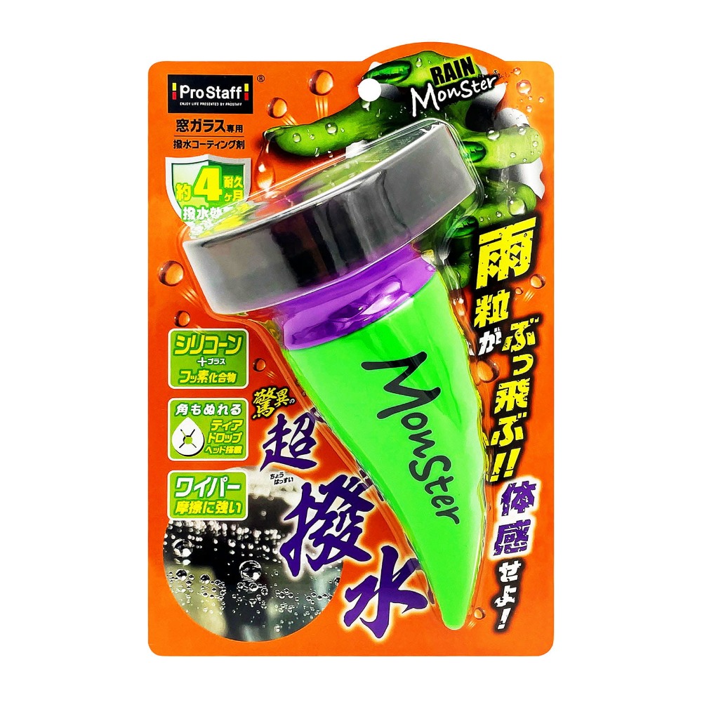 Prostaff Rain Monster Splash - Niewidzialna wycieraczka, hydrofobowa ochrona szyb 100ml