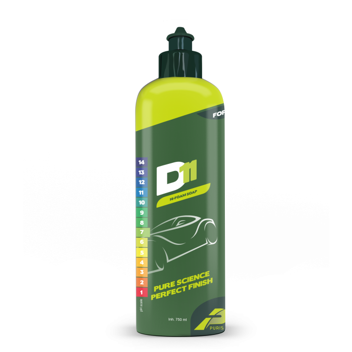 Puris Car Care D11 Hi Foam Soap - Wysokiej jakości szampon samochodowy, neutralne pH 1L