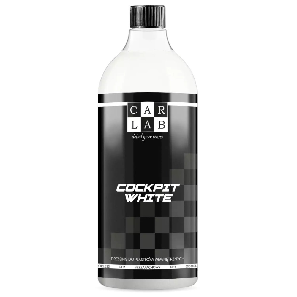 Carlab Cockpit White - Produkt do zabezpieczenia plastików wewnętrznych 1L