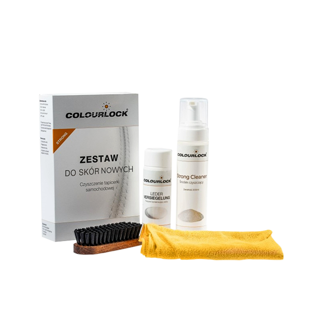 Colourlock Zestaw Zestaw do czyszczenia i zabezpieczenia SKÓRY GŁADKIE NOWE STRONG