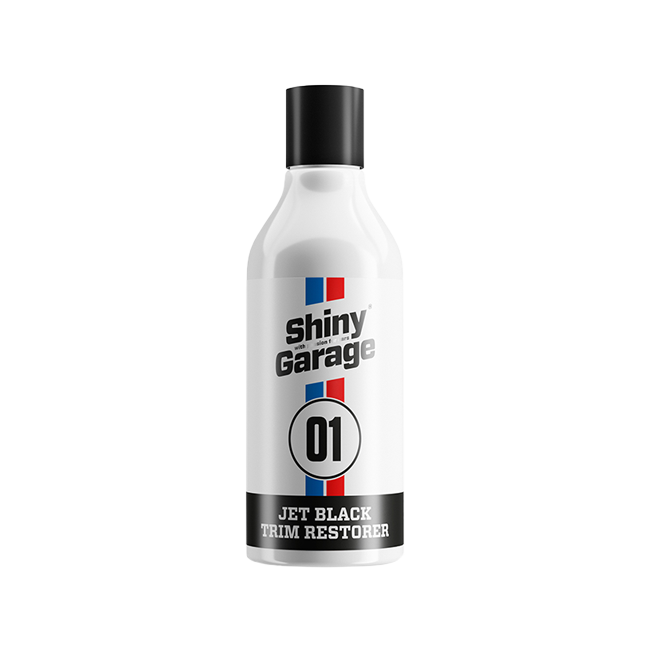Shiny Garage Jet Black Exterior Trim Restorer 250ml dressing do plastików zewnętrznych