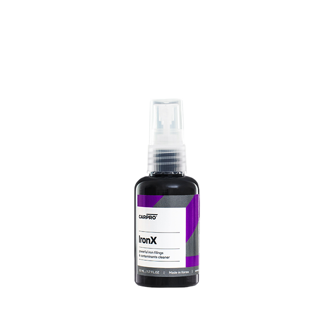 CarPro IronX Deironizer usuwa osady metaliczne z lakieru i felg 50ml
