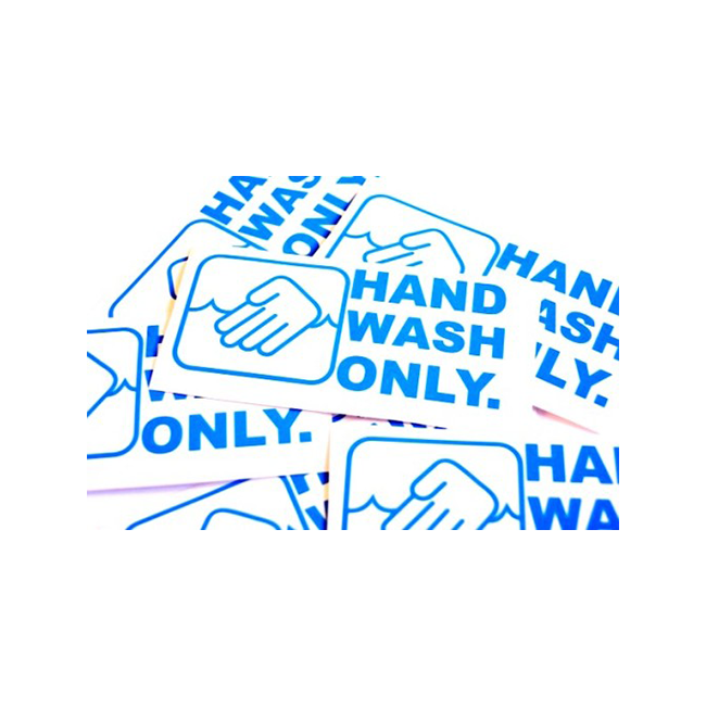 Hand Wash Only - niebieska