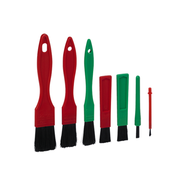 Vikan Mini Brushes Set Zestaw 7 mini pędzelków do czyszczenia wnętrza