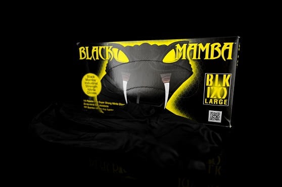 Black Mamba Gloves L Wytrzymałe rękawiczki nitrylowe 10szt