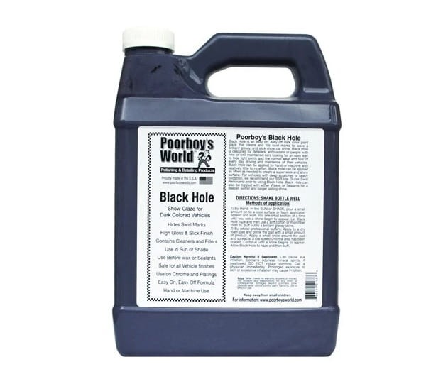 POORBOY'S WORLD Black Hole Politura odżywka do ciemnych kolorów 3780ml