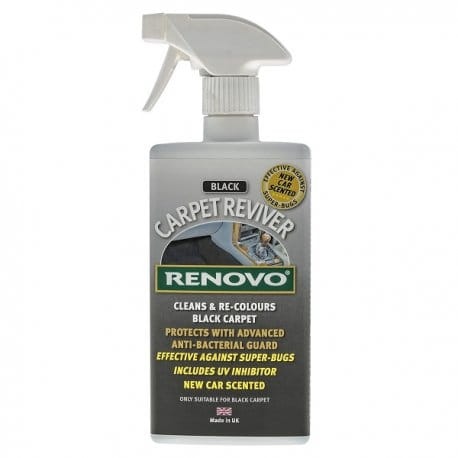 Renovo Carpet Reviver Farba do regeneracji dywaników i wykładzin samochodowych Czarna