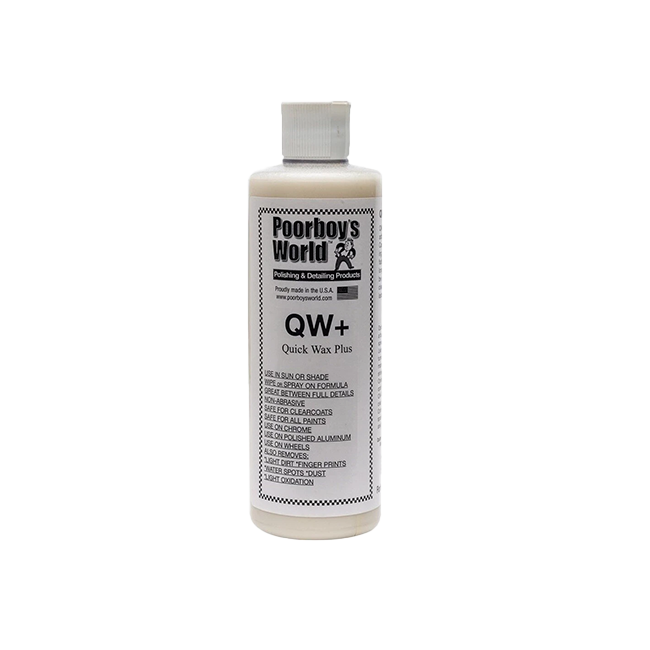 POORBOY'S WORLD Quick Wax Plus QW + Wosk w płynie do lakieru 473ml