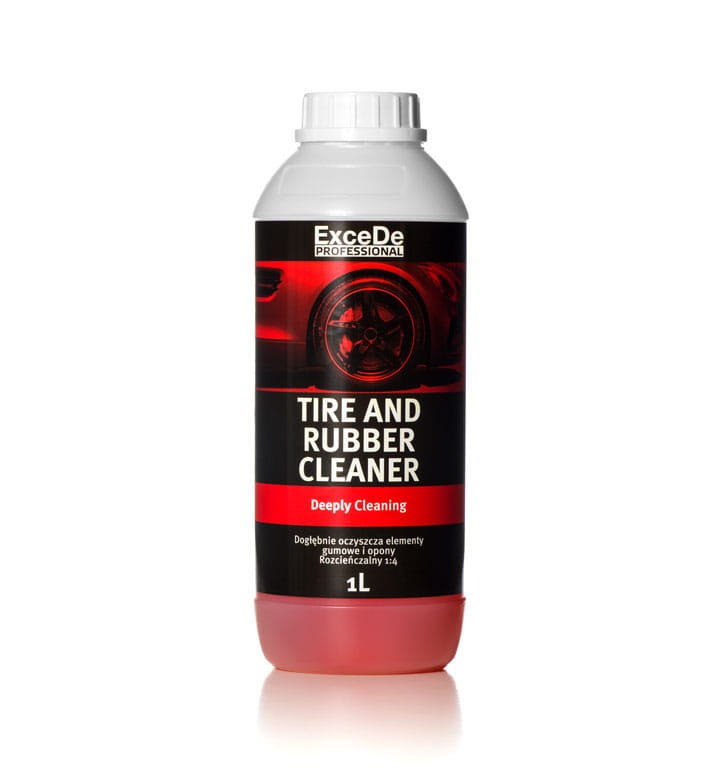 ExceDe Tire and Rubber Cleaner Produkt do czyszczenia opon gumy dywaników 1000ml
