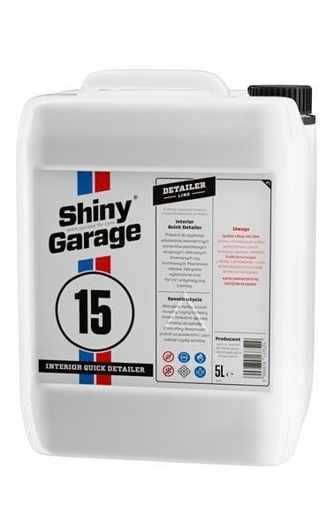 Shiny Garage Interior Quick Detailer 5000ml produkt do regularnej pielęgnacji plastików wewnętrznych