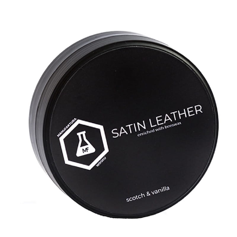 Manufaktura Wosku Satin Leather Scotch&Vanilla Wosk do skór gładkich 100ml