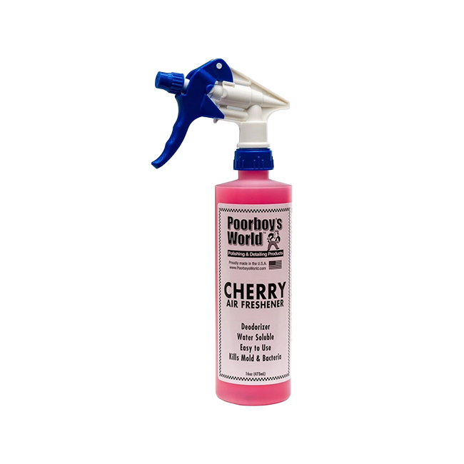 POORBOY'S WORLD Air Freshener Cherry Odświeżacz zapachu do wnętrza pojazdu Wiśnia 473ml