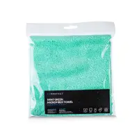 FXPROTECT  Mint Green Microfiber Towel Miękka uniwersalna mikrofibra bez krawędzi 40x40cm