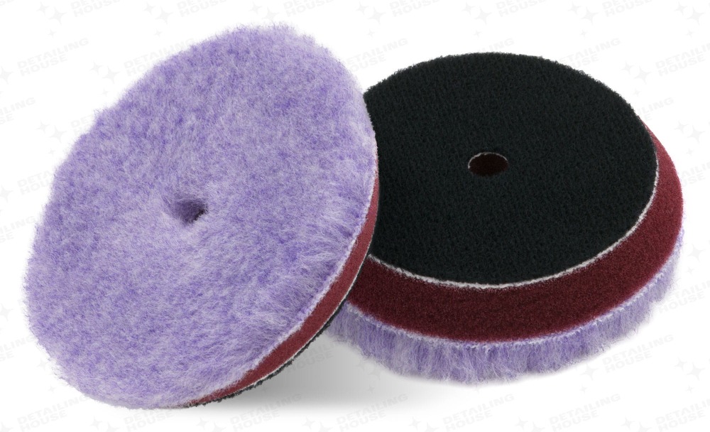 Evoxa Sleeker Wool Furious Lily - futro polerskie do usuwania głębokich rys 80mm