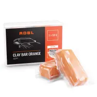 ADBL Clay Bar Orange - Miękka glinka do lakieru 50g 2 sztuki