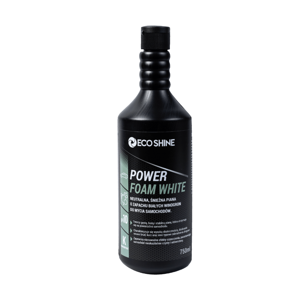 Eco Shine Power Foam White - Piana aktywna do mycia samochodu, neutralne pH 750ml
