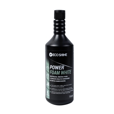 Eco Shine Power Foam White - Piana aktywna do mycia samochodu, neutralne pH 750ml