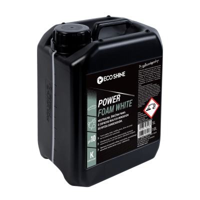 Eco Shine Power Foam White - Piana aktywna do mycia samochodu, neutralne pH 5L